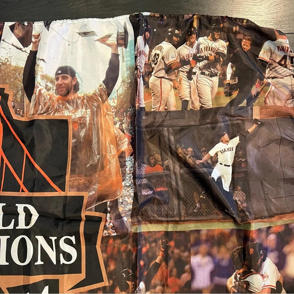 San Francisco Giants MLB 2014 World Series Baseball Team Flag Collectible - Picture 2 of 10